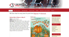 Desktop Screenshot of cincinnaticycleclub.org